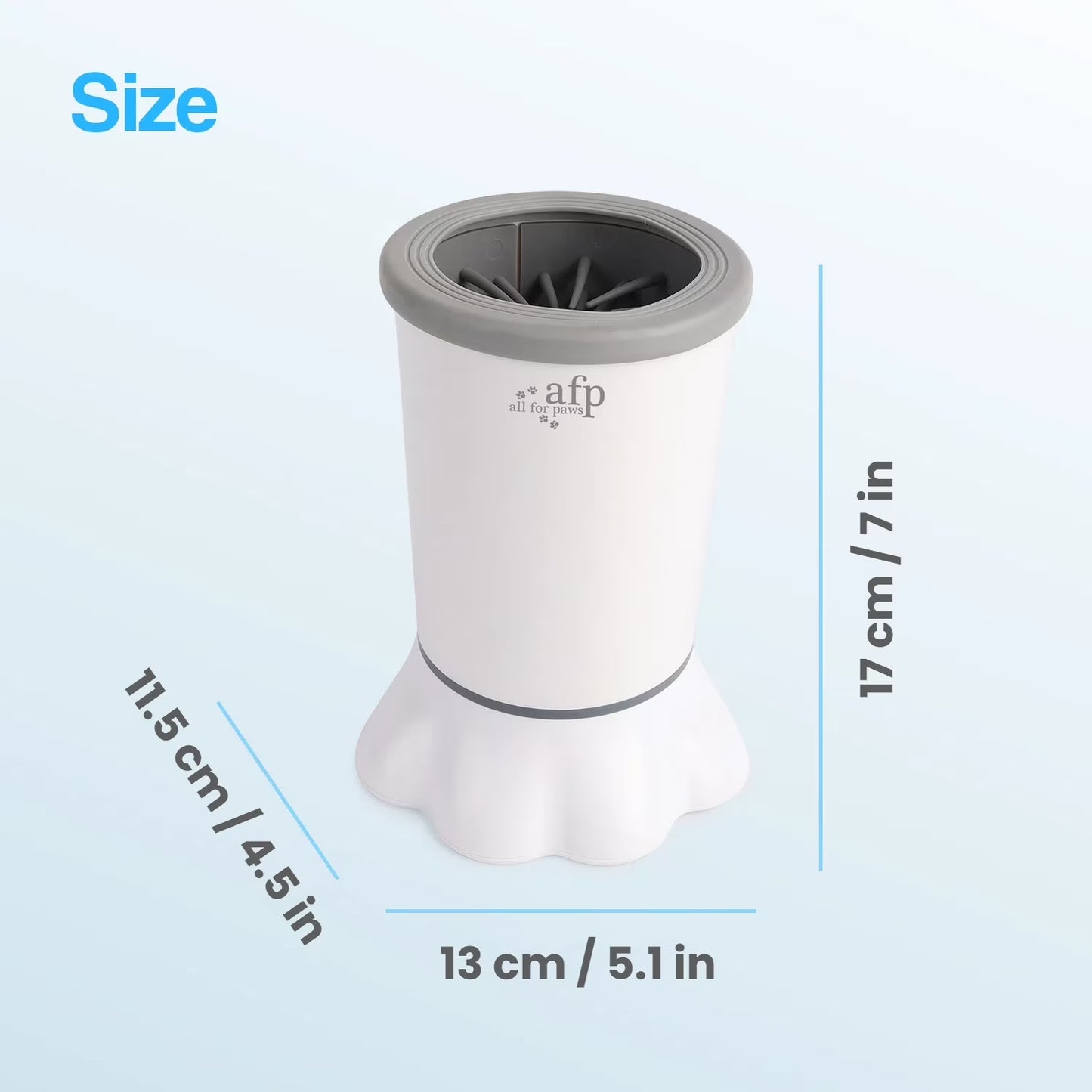 Automatic Dog Paw Washer Cup for Small to Medium-Sized Dogs, USB Rechargeable Dog Claw Cleaner