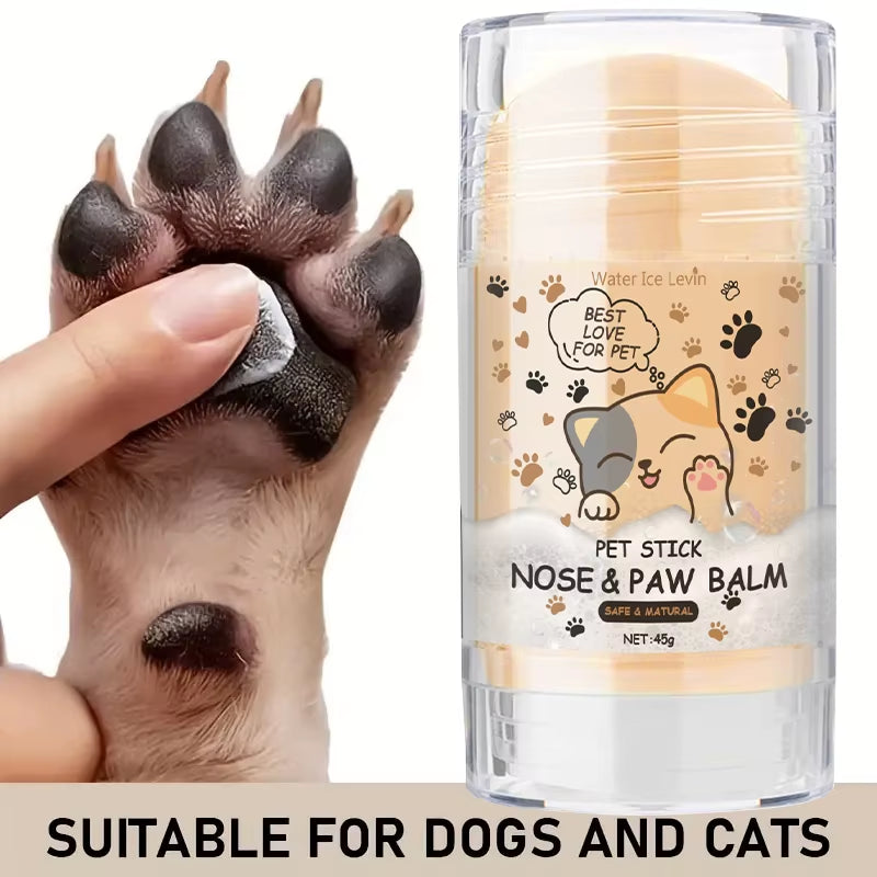 45G Dog Nose and Paw Balm Dog Paw Cream Cats Dogs Paw Protector Cream Pet Feet Moisturizer Pet Crack Feet Repair Pet Accessories